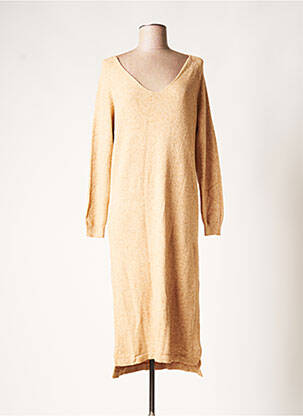 Robe pull beige DIX ONZE (TEN-ELEVEN) pour femme