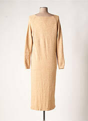 Robe pull beige DIX ONZE (TEN-ELEVEN) pour femme seconde vue