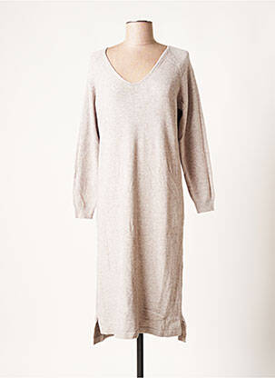 Robe pull gris DIX ONZE (TEN-ELEVEN) pour femme