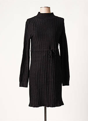 Robe pull noir IKOONE&BIANKA pour femme