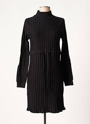 Robe pull noir IKOONE&BIANKA pour femme