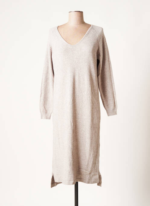 Robe pull gris DIX ONZE (TEN-ELEVEN) pour femme