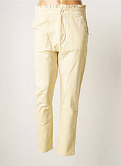 Pantalon slim beige CONTEMPLAY pour femme seconde vue