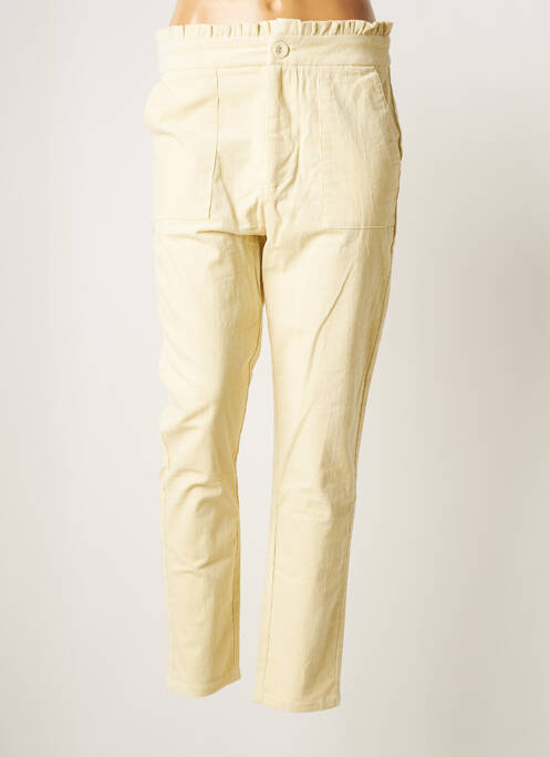 Pantalon slim beige CONTEMPLAY pour femme