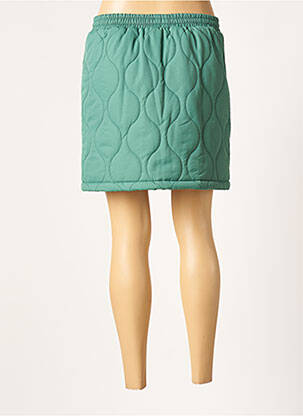 Jupe courte taille élastique vert DAPHNEA femme