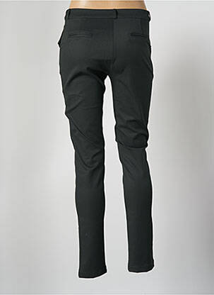 Pantalon chino fermeture zippée sous rabat boutonné taille normale vert LE PETIT BAIGNEUR femme