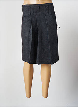 Jupe mi-longue fermeture zip latéral gris LO! LES FILLES femme