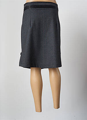 Jupe mi-longue stretch gris LO! LES FILLES femme