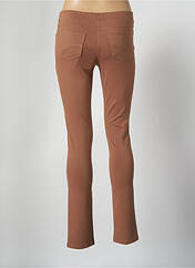 Pantalon slim marron EGO pour femme seconde vue
