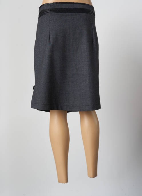 Jupe mi-longue gris LO! LES FILLES pour femme