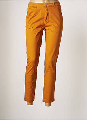 Pantalon chino orange SARAH JOHN pour femme