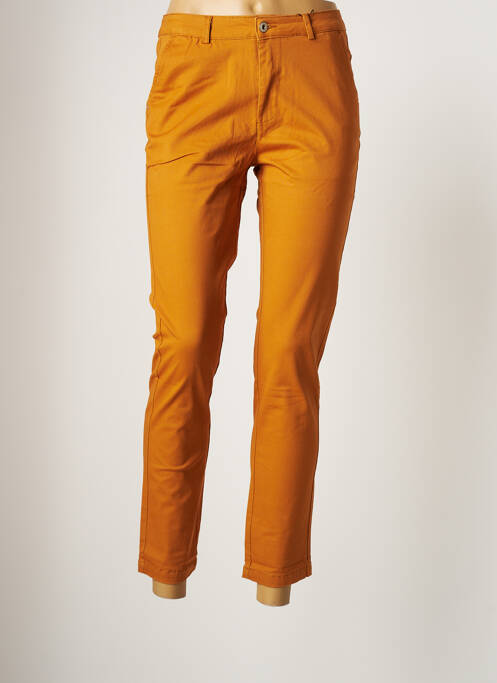 Pantalon chino orange SARAH JOHN pour femme