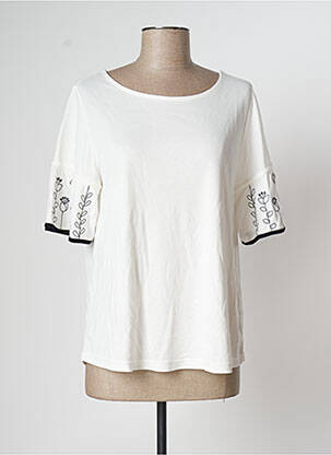 T-shirt blanc COMOUNAREGADERA pour femme