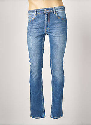 Jeans coupe droite bleu SERGE BLANCO pour homme