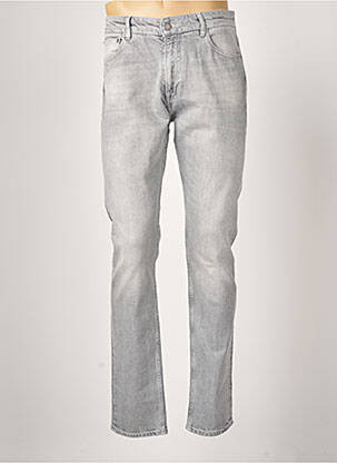 Jeans coupe droite gris SERGE BLANCO pour homme