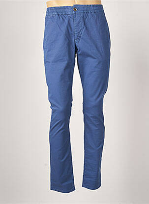 Pantalon chino bleu SERGE BLANCO pour homme