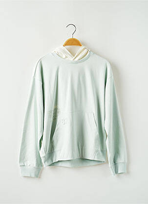 Sweat-shirt à capuche vert TEDDY SMITH pour fille