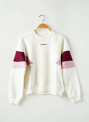 Sweat-shirt blanc GARCIA pour fille