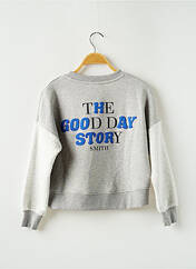 Sweat-shirt gris TEDDY SMITH pour garçon seconde vue