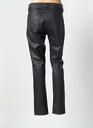 Pantalon slim tissage enduit taille normale noir LOLA ESPELETA femme