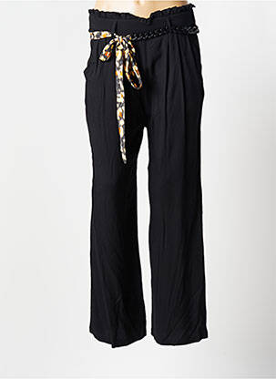 Pantalon large noir CHERRY PARIS pour femme