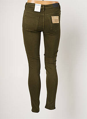 Pantalon slim stretch taille normale vert GARCIA femme