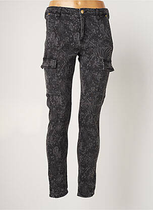 Pantalon 7/8 gris DESIGUAL pour femme