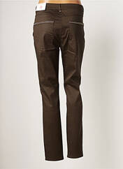 Pantalon slim vert MORGAN pour femme seconde vue