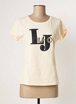 T-shirt beige LIU JO pour femme