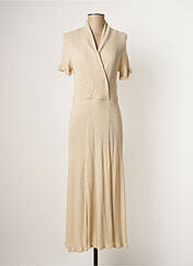Robe longue beige I.CODE (By IKKS) pour femme seconde vue