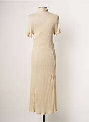 Robe longue beige I.CODE (By IKKS) pour femme seconde vue