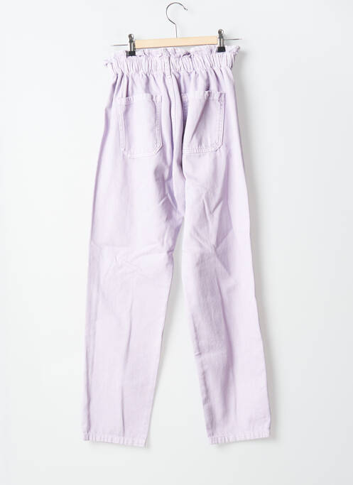 Jeans coupe droite violet TEDDY SMITH fille