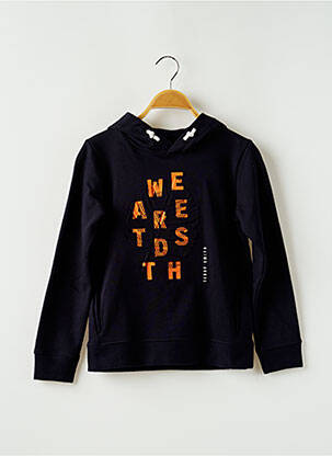 Sweat-shirt à capuche bleu TEDDY SMITH pour garçon