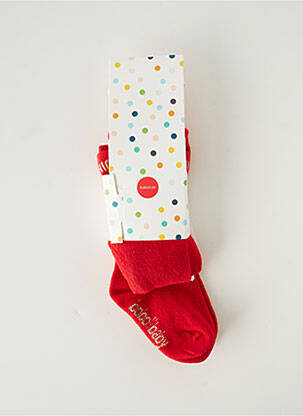 Collants sérigraphie avec strass rouge BOBOLI fille
