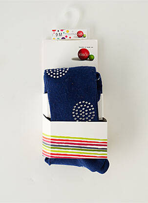 Chaussettes forme chaussettes hautes bleu BOBOLI fille