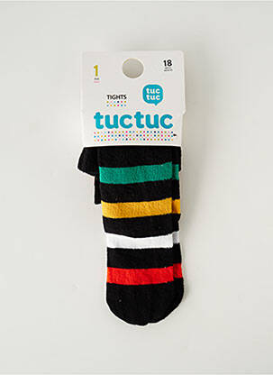 Collants imprimé rayures noir TUC TUC fille