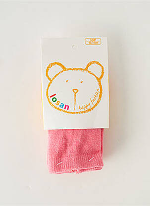 Chaussettes forme chaussettes hautes rose LOSAN fille