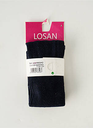 Chaussettes forme chaussettes hautes bleu LOSAN fille
