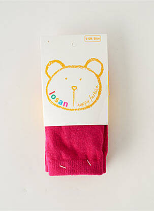 Chaussettes forme chaussettes hautes rose LOSAN fille