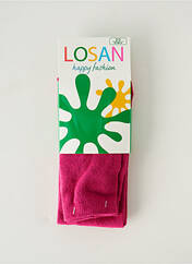 Chaussettes rose LOSAN pour fille seconde vue