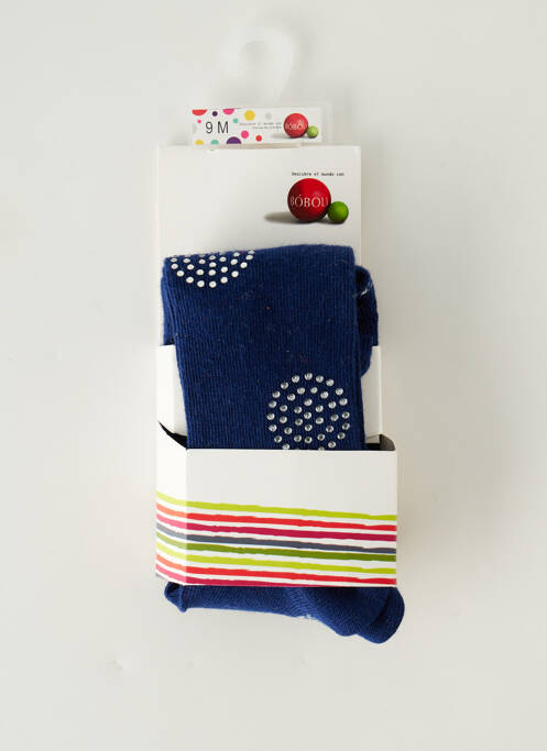 Chaussettes forme chaussettes hautes bleu BOBOLI fille