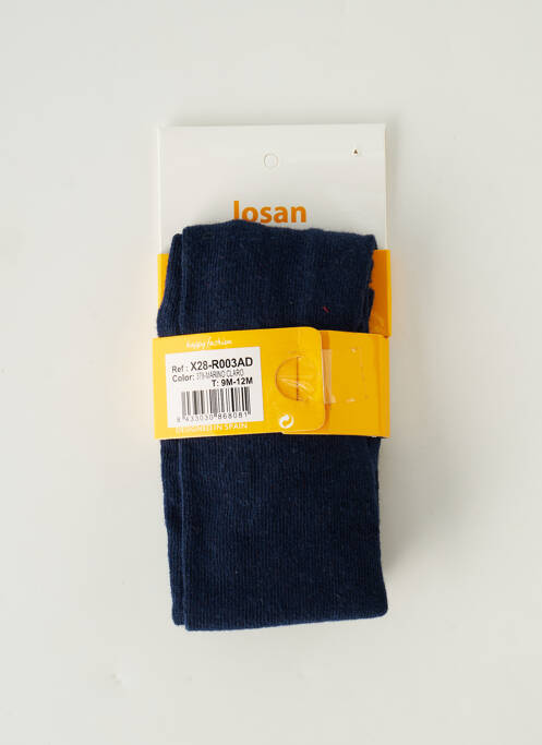 Chaussettes forme chaussettes hautes bleu LOSAN fille