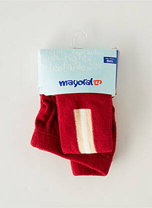 Collants stretch rouge MAYORAL fille