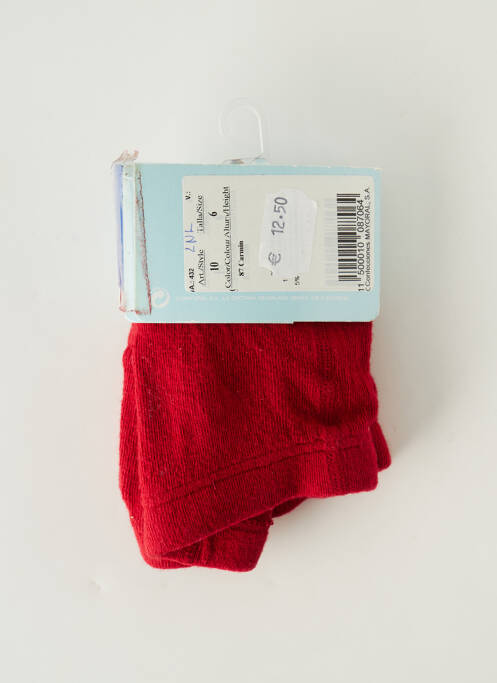 Collants rouge MAYORAL pour fille