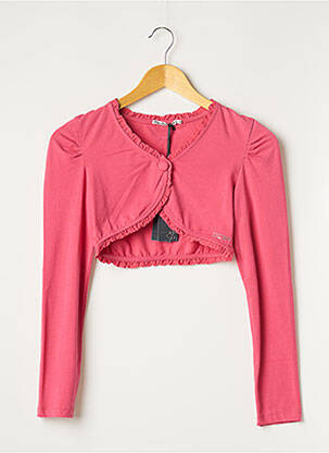 Boléro stretch rose DDP fille