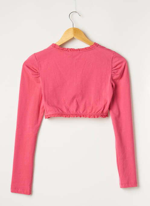 Boléro rose DDP pour fille