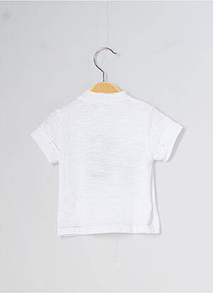 T-shirt stretch manches courtes blanc 3 POMMES garçon