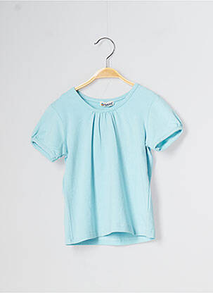 T-shirt bleu ALPHABET pour fille