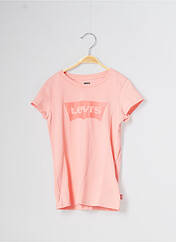 T-shirt rose LEVIS pour fille seconde vue