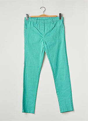 Jegging poches taille élastique vert LOSAN fille